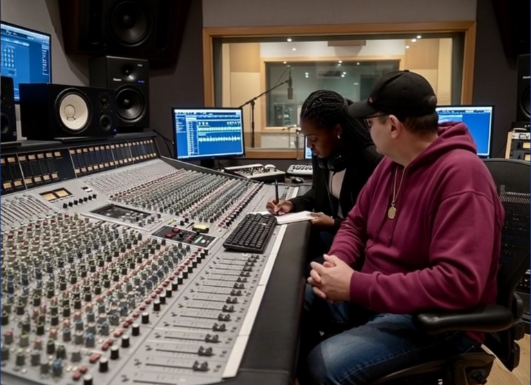 Behind the music — inside the studio